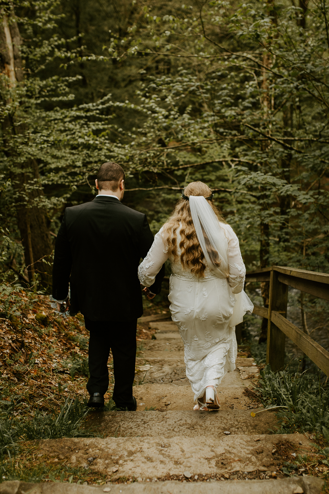 Cook forest wedding portraits