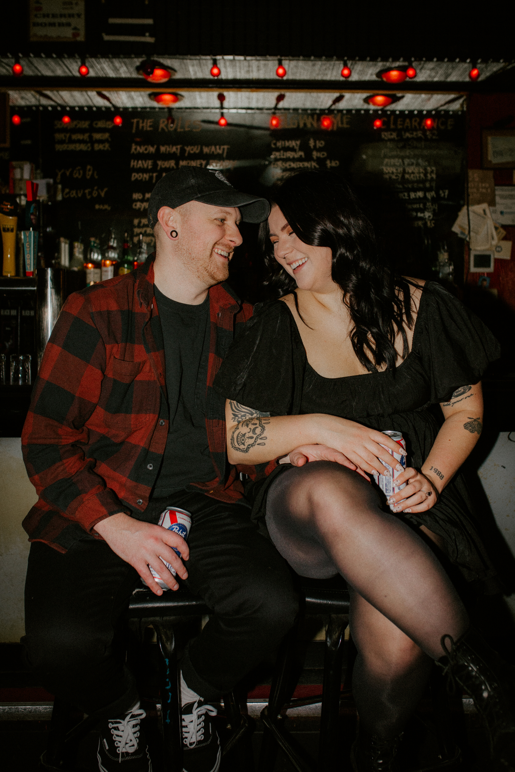 pittsburgh bar engagement session