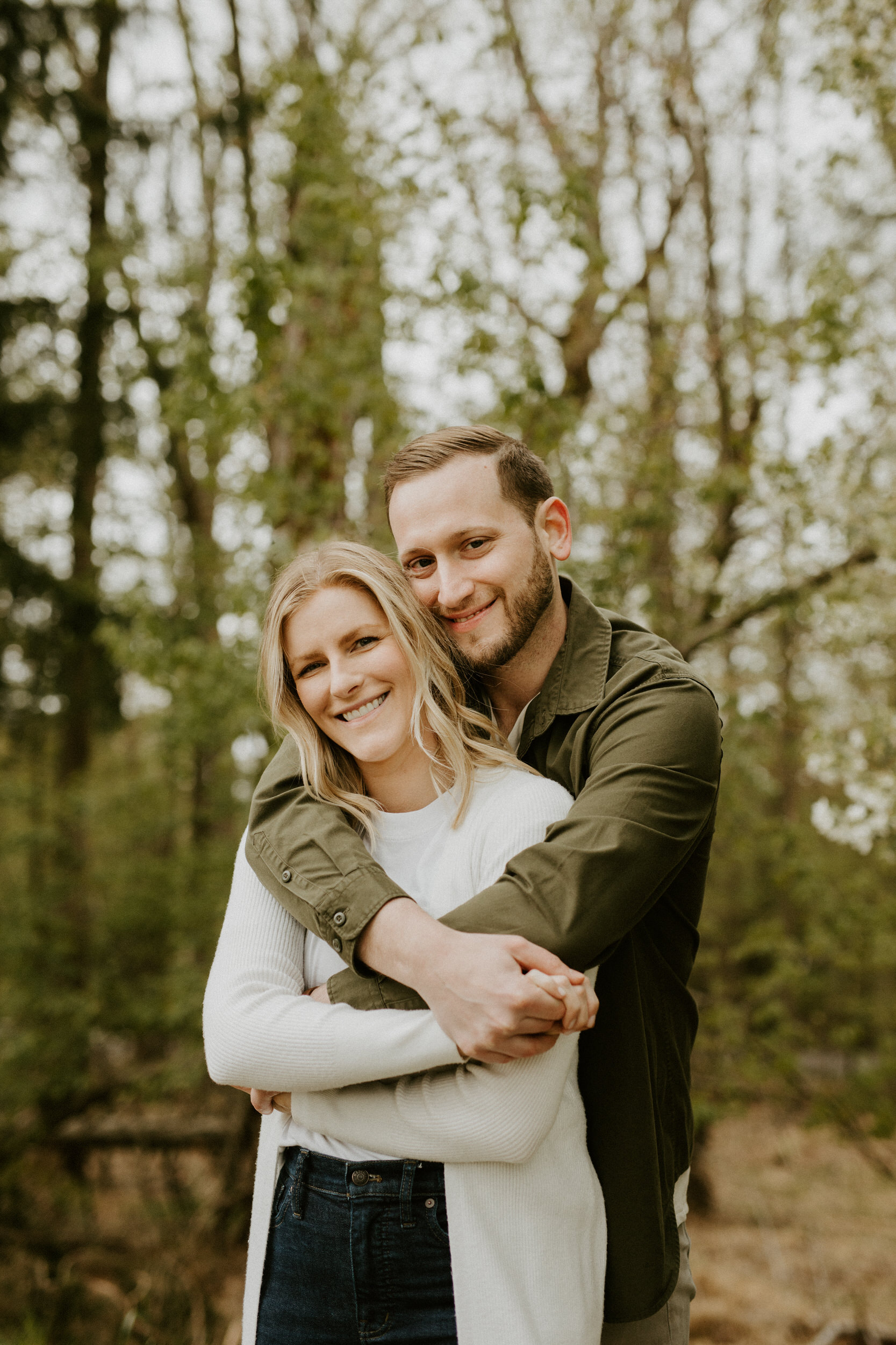 Spring pittsburgh engagement session