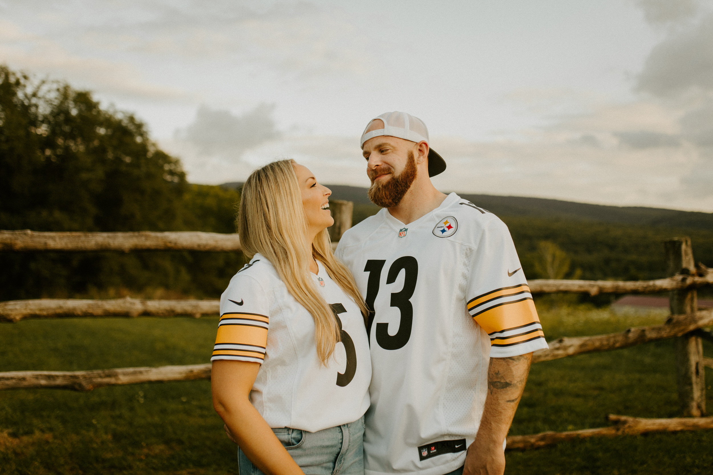 Steelers engagement session