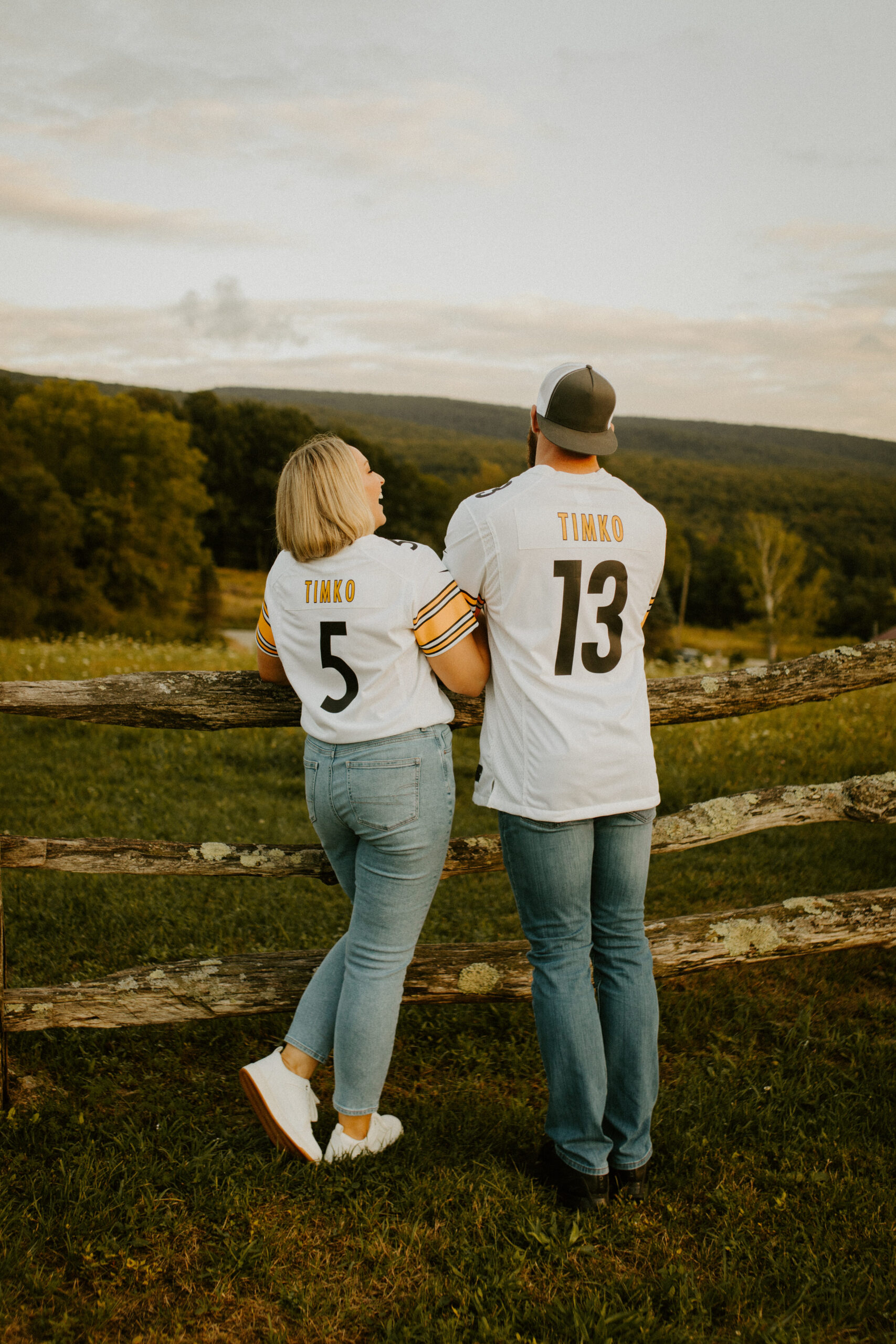 Steelers engagement session
