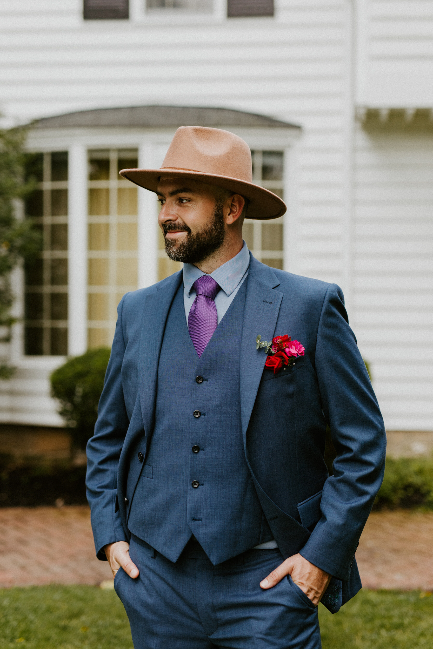 vintage country groom style