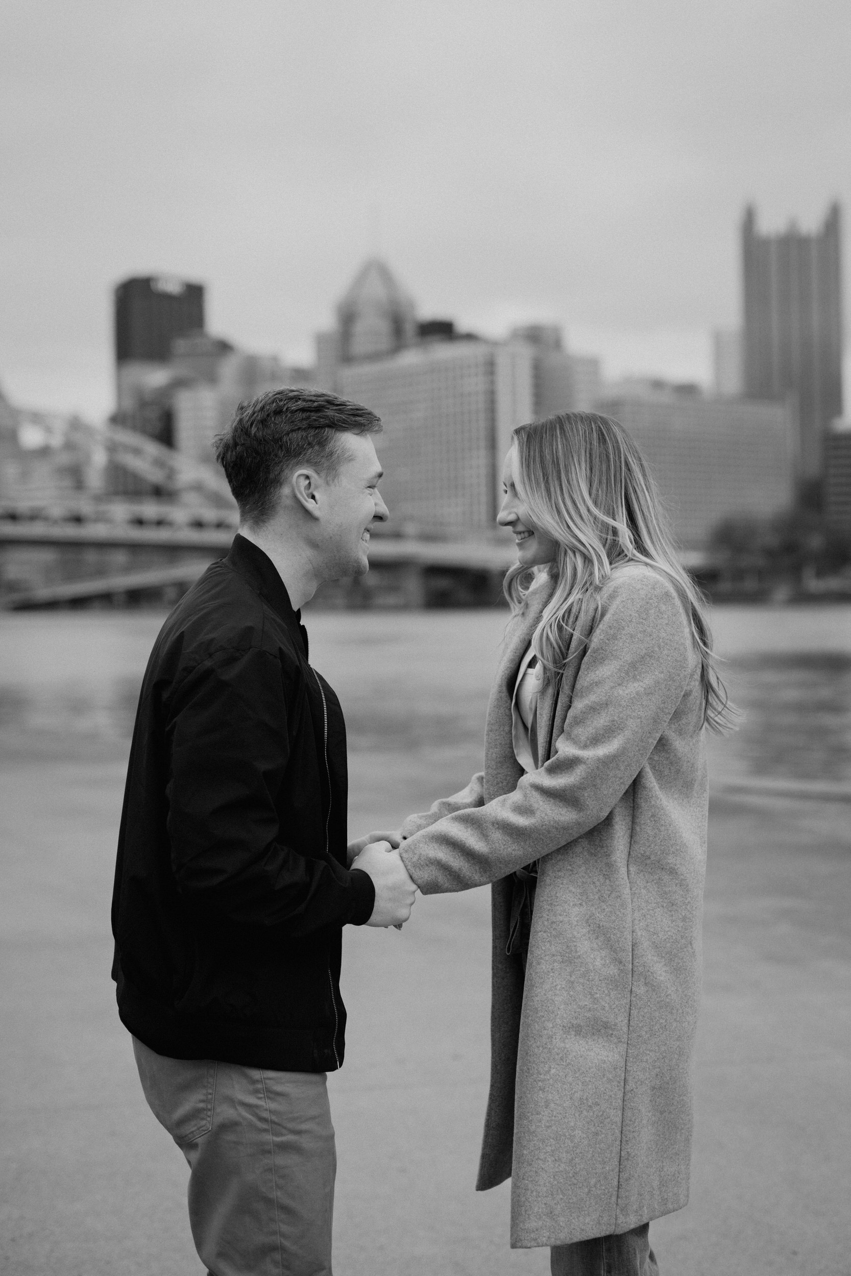 Getting engaged in the city of pittsburgh
