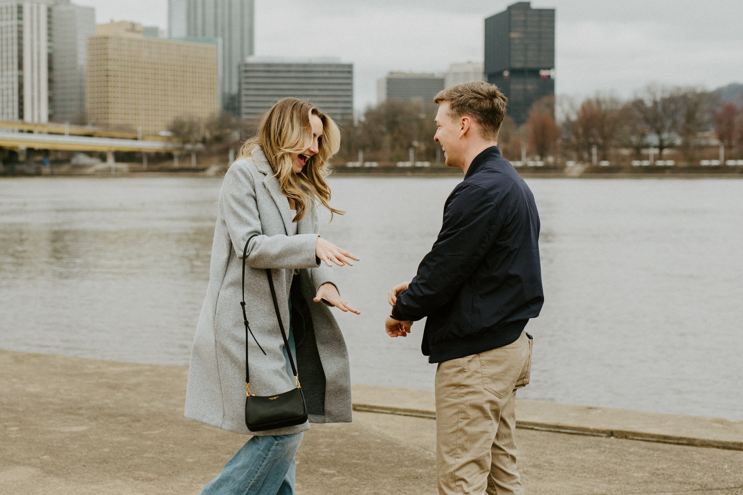 surprise proposal pittsburgh north shore