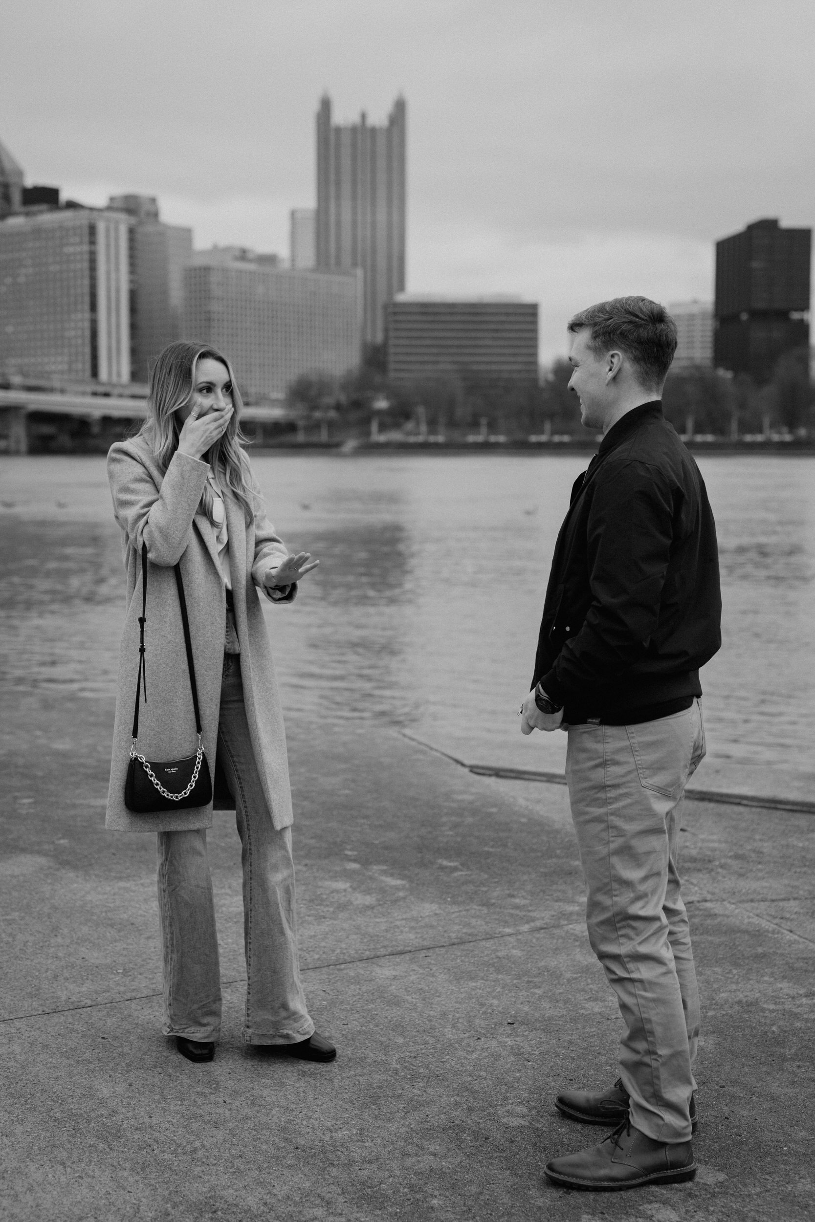 surprise proposal photography in pittsburgh
