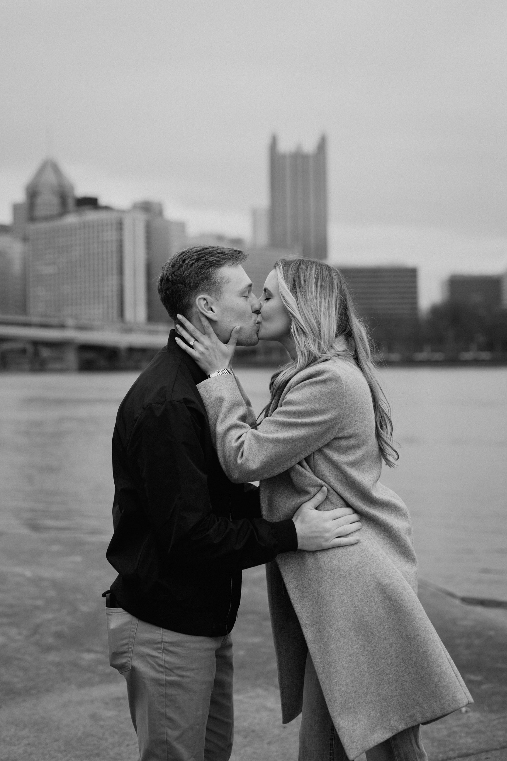 Pittsburgh surprise engagement photography