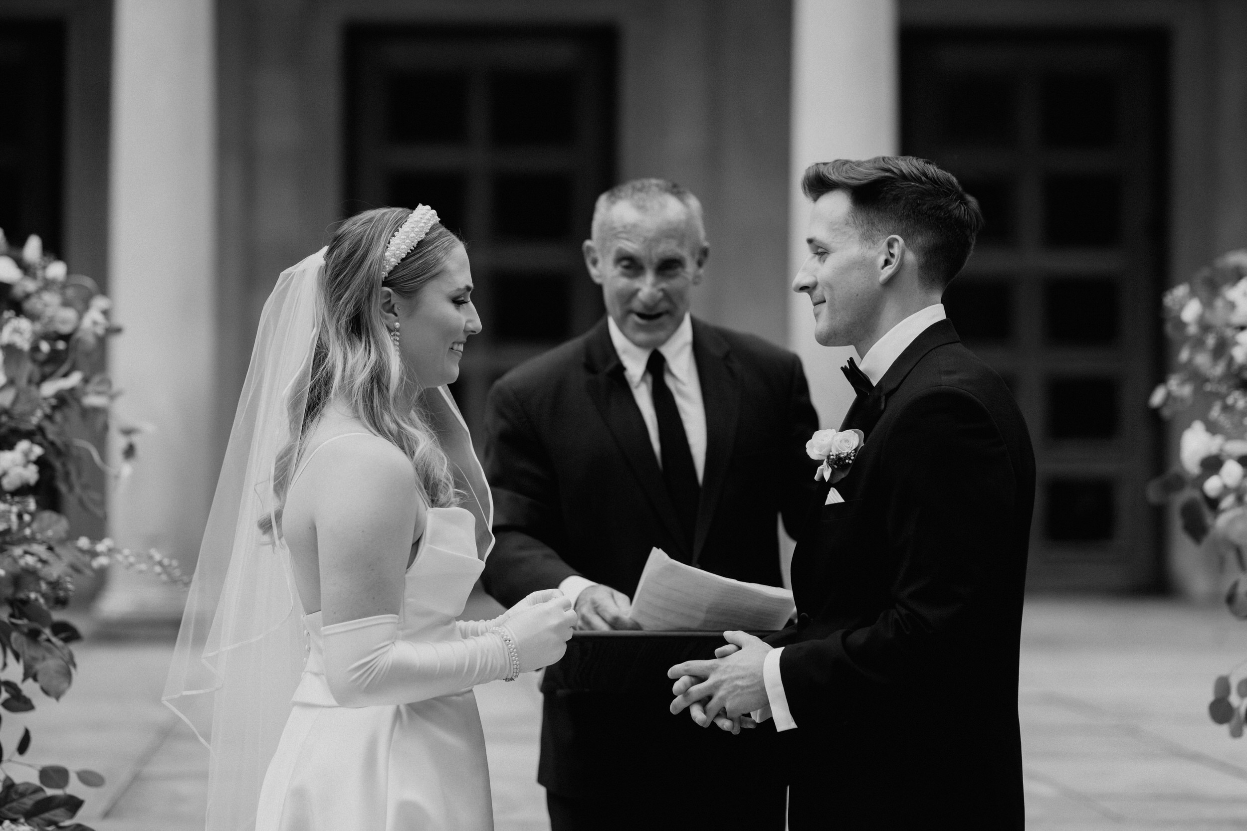 The Frick Pittsburgh wedding ceremony