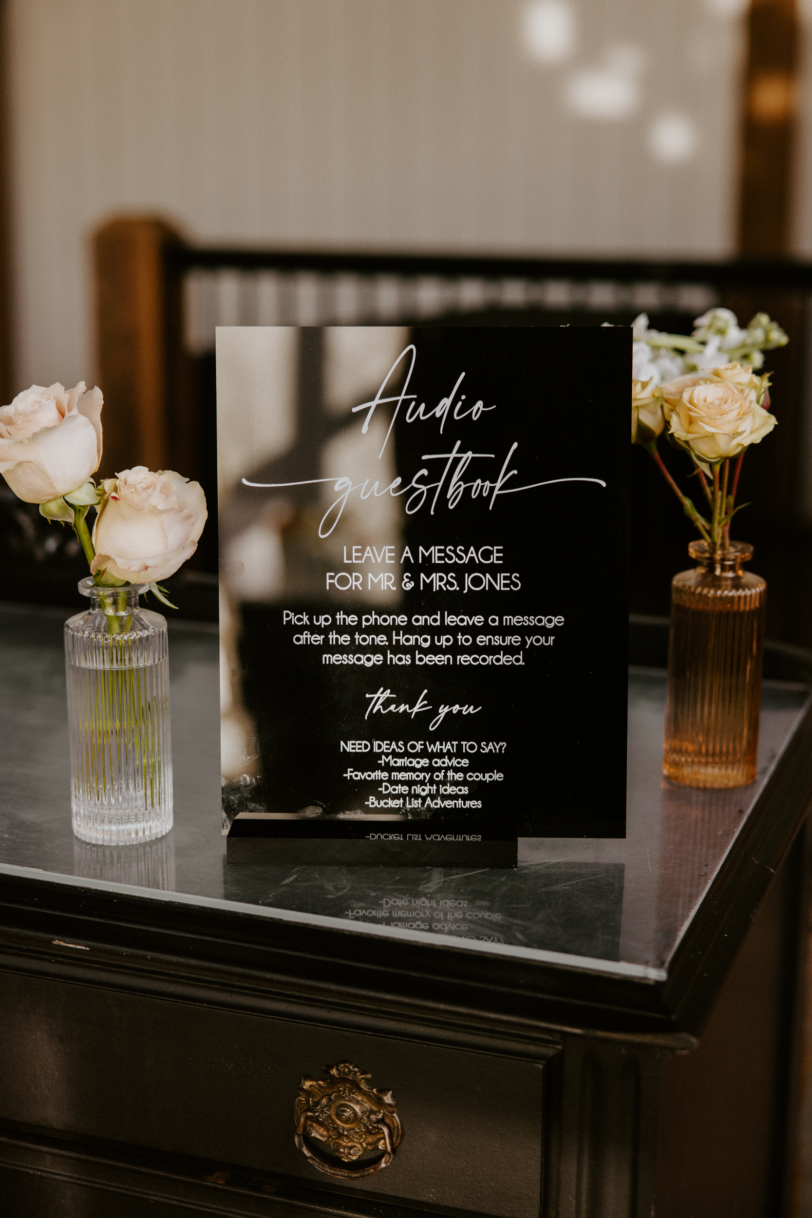 audio guestbook sign